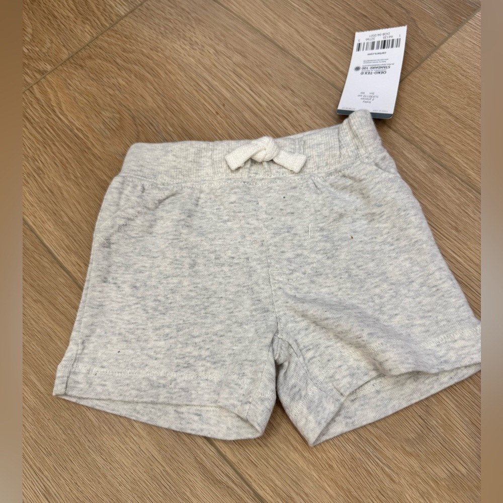 Light Gray Baby Shorts